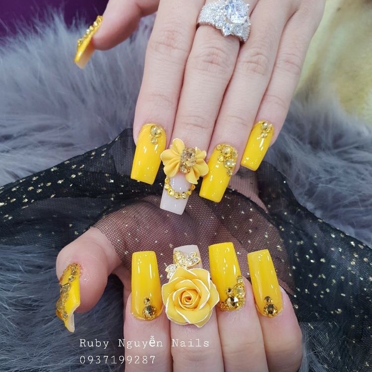 Móng tay thiết kế Nailbox bộ 24móng