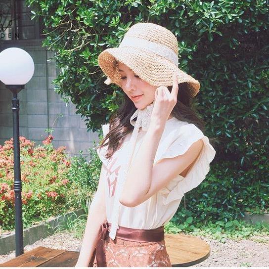 Mũ Cói Thắt Nơ Ulzzang Hàn Quốc Hot Trend