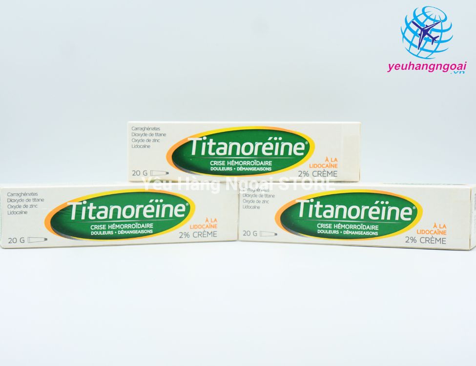 Kem bôi Trĩ Pháp Titanoreine 20g.