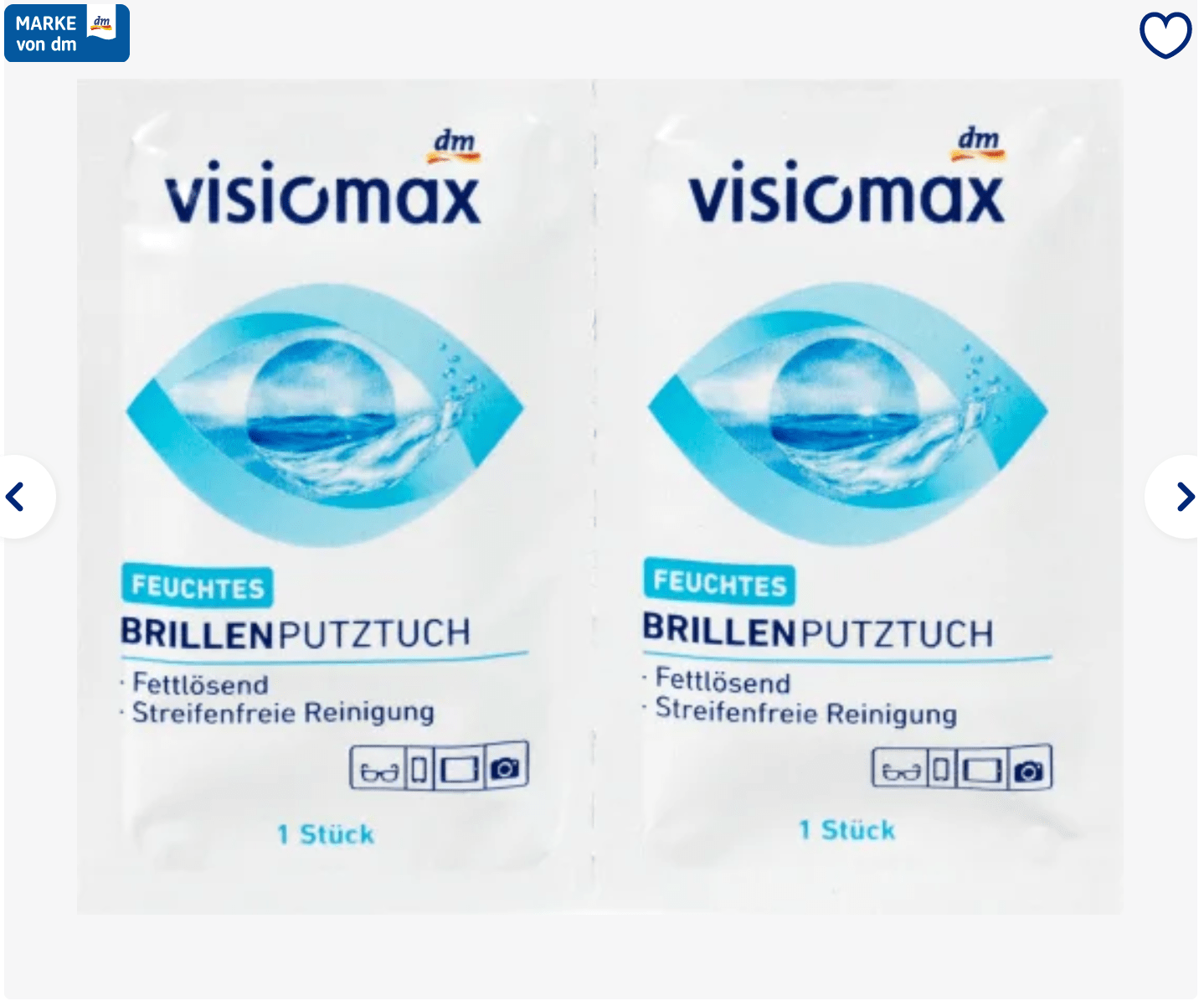 Giấy lau kính Visionmax - 52 miếng hàng Đức