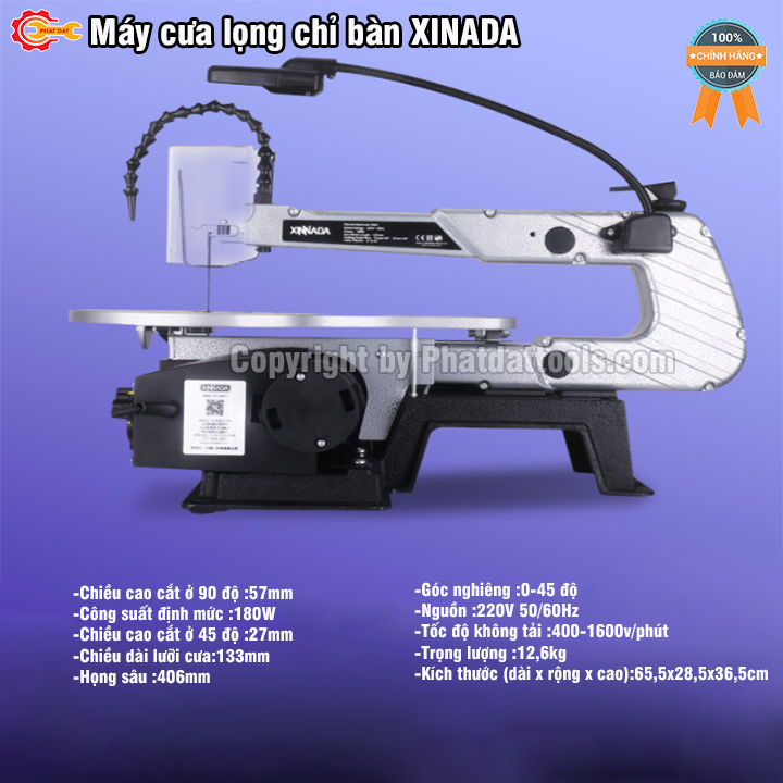 Máy cưa lọng bàn XINNADA-Bảo hành 6 tháng