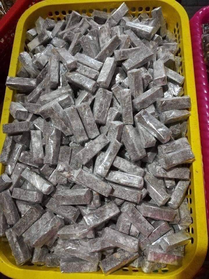 (FREESHIP) 1Kg Kẹo gừng dẻo phấn ( kẹo da trâu) ít ngọt