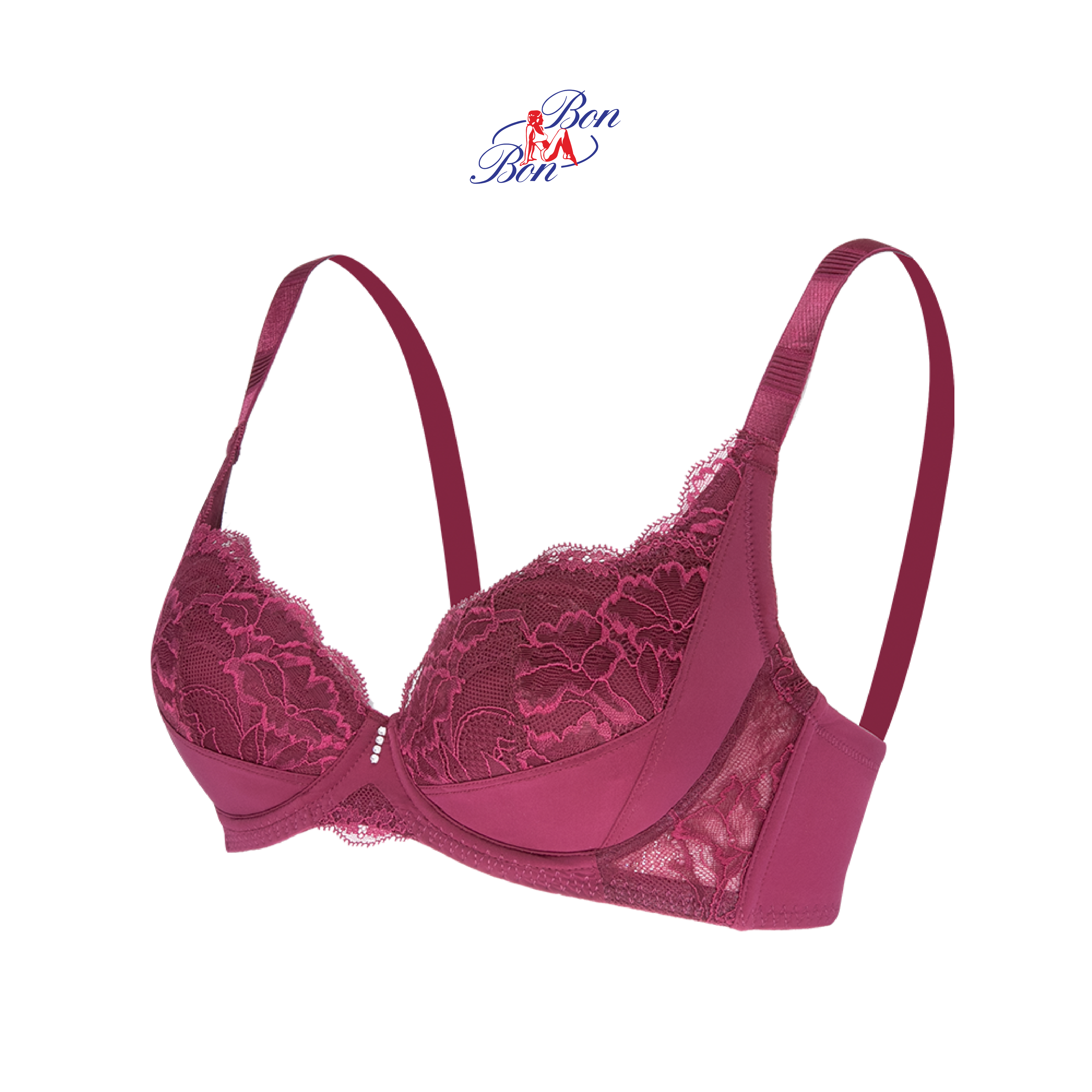 Áo lót mút mỏng phối ren Bon Bon  - BV3395