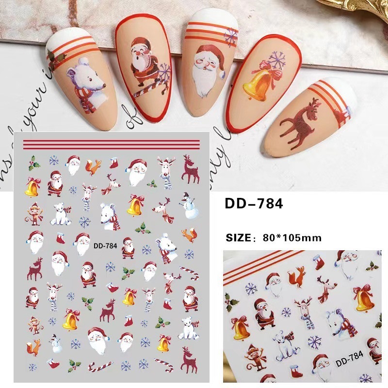 Sticker Dán Móng Noel Cập Nhật (Mẫu Mới 2023)