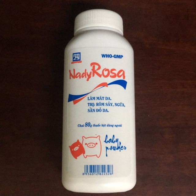 COMBO 2 CHAI PHẤN  RÔM SẢY ROSA80G