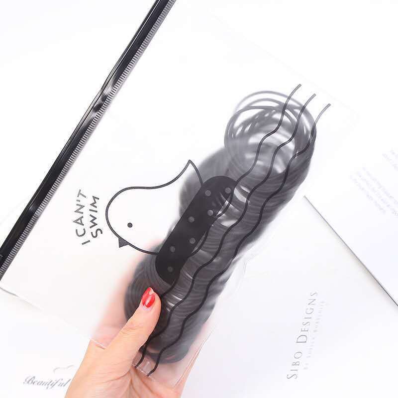 Set 100 Dây Buộc Tóc Trơn(giao ngẫu nhiên)