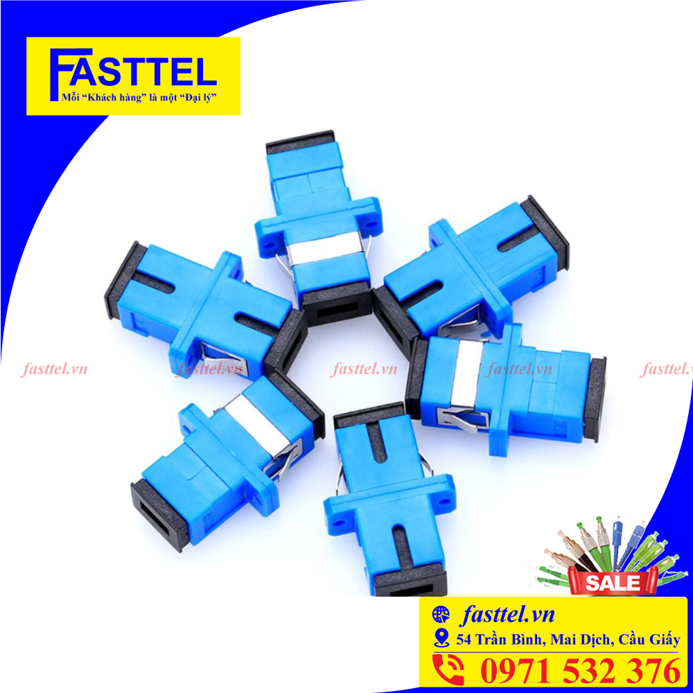 10 cái đầu nối quang Adapter SC/UPC