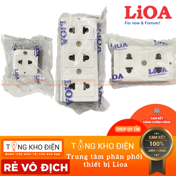 Bảng giá Ổ cắm nổi LiOA - Tiếp điểm đồng, nhựa chống cháy