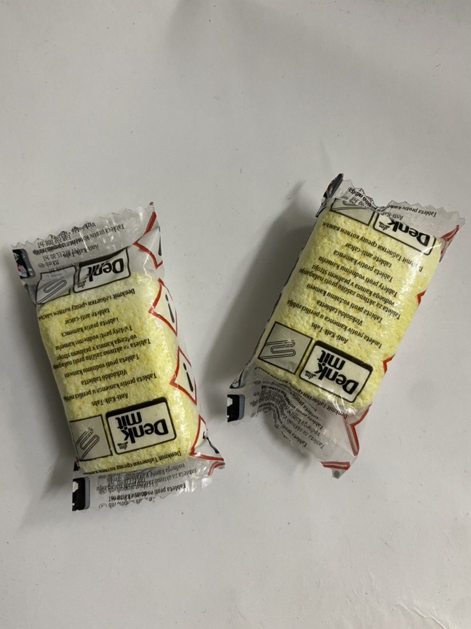 combo 2 viên vệ sinh máy giặt Denkmit Đức