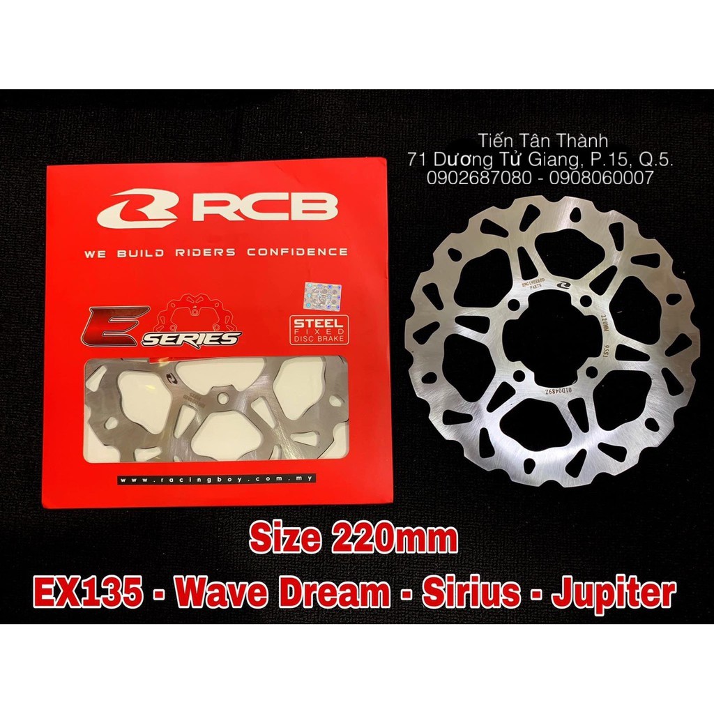 [HCM]ĐĨA THẮNG DĨA PHANH RCB SIRIUS WAVES110 RSX110 BLADE
