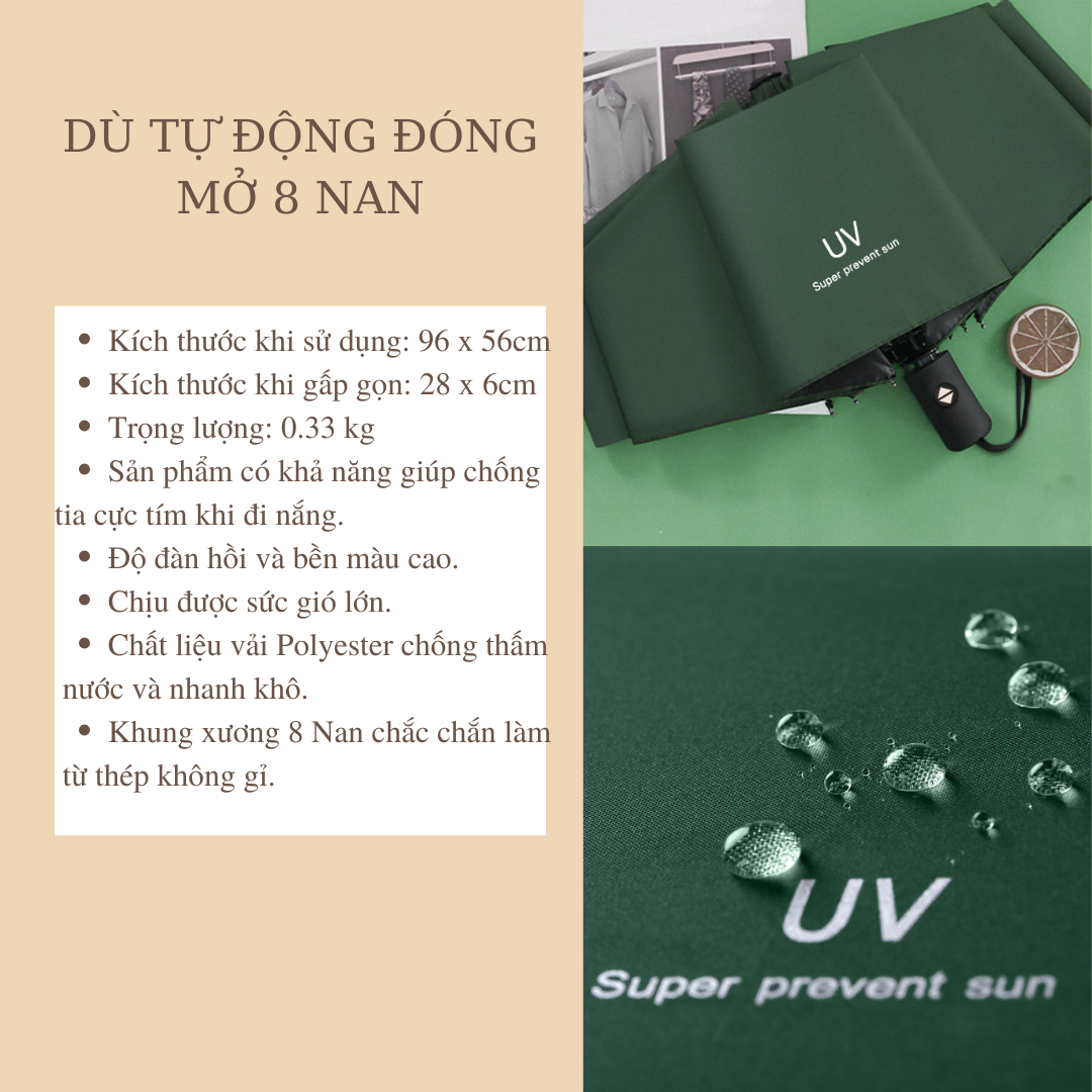 Tổng Hợp Các Loại Dù Ô Tô Gấp Ngược - Dù Tự Động Đóng Mở 2 Chiều
