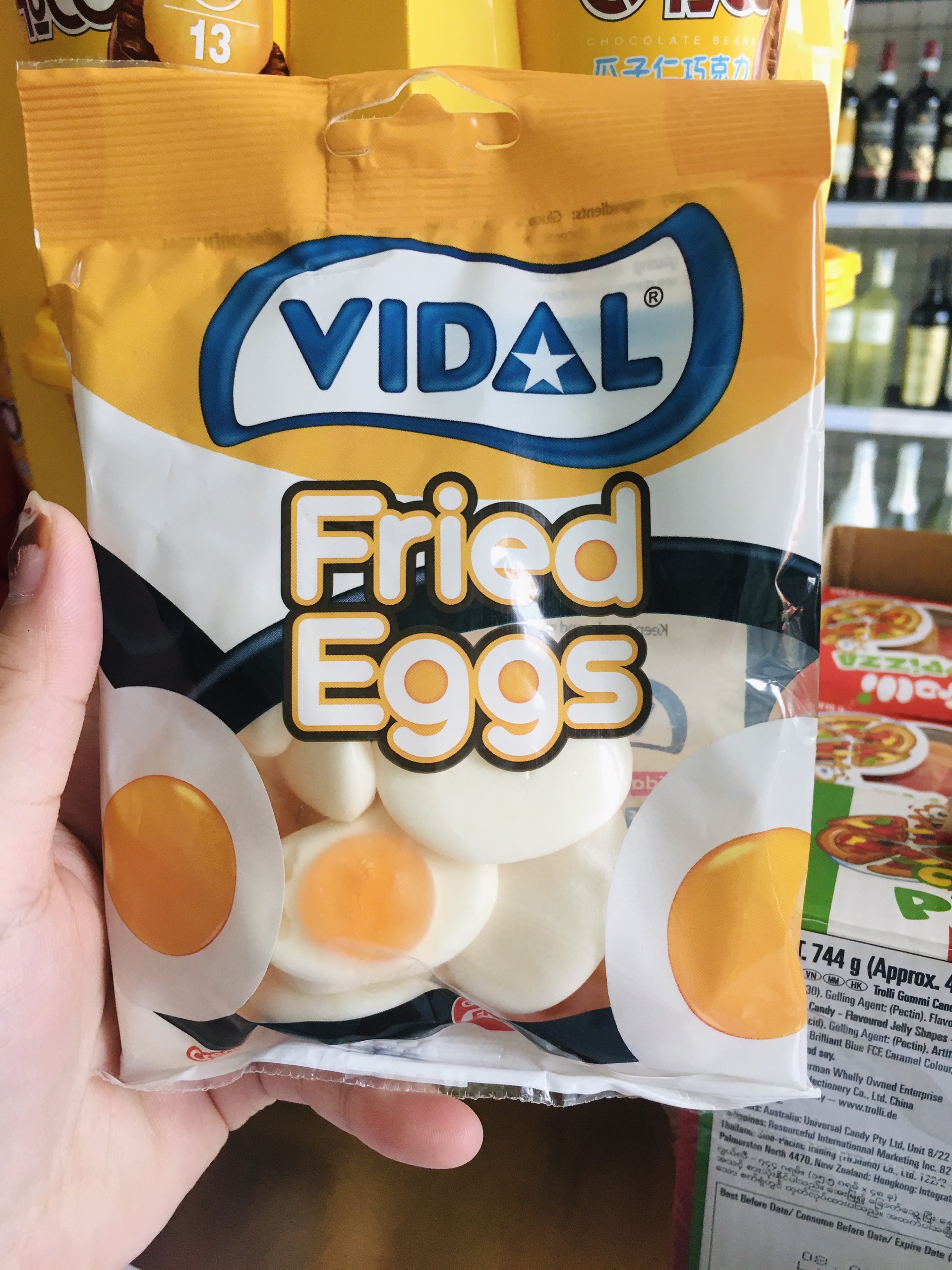 Kẹo dẻo hình quả trứng chiên Vidal