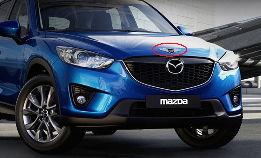 [HCM]Logo đôi cánh dán capo xe ô tô cao cấp (Mazda)