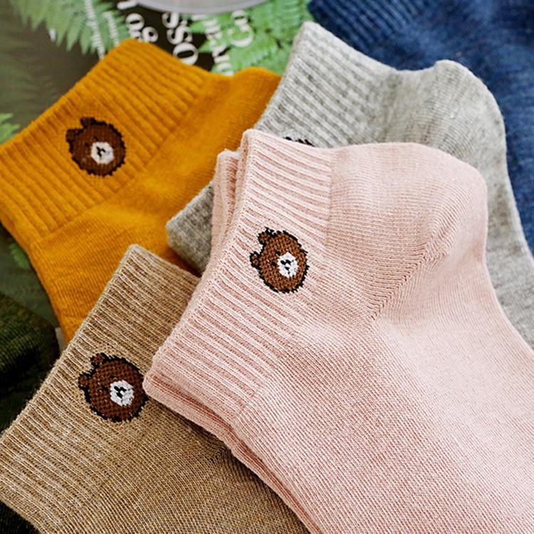 Set 10 đôi tất gấu Brown siêu hót (kèm túi gấu)-TG20