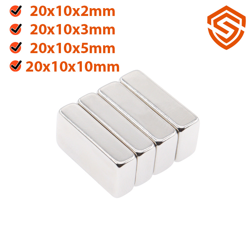 Nam châm đất hiếm 20x10x2/3/5/10mm