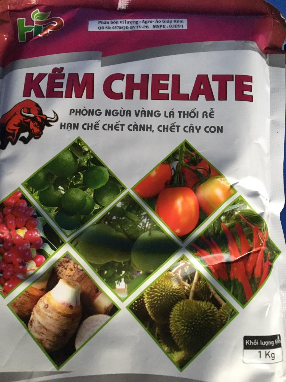 Phân bón vi lượng áo giáp kẽm Chelate gói 1kg