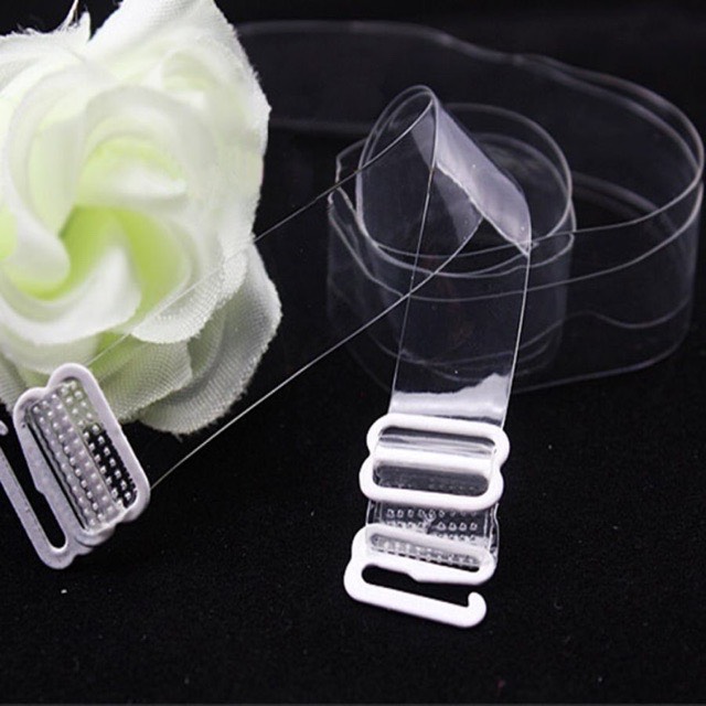 DÂY ÁO NGỰC TRONG SUỐT bằng silicon ( 1 bộ 2 dây)