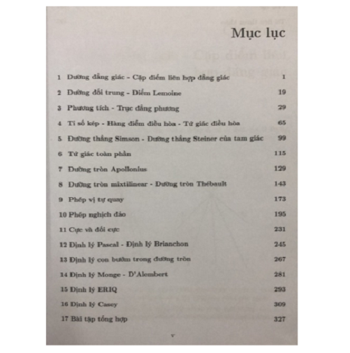Một số chủ đề Hình học phẳng dành cho học sinh chuyên Toán