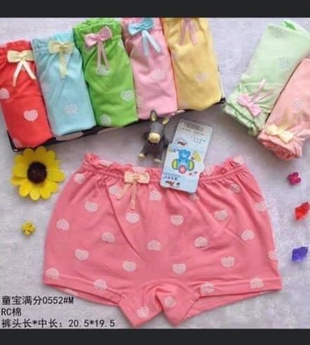Combo10 Quần Chíp Đùi hình chấm bi Cho Bé Gái siêu đáng yêu-quần lót trẻ em-quần chíp đùi cho bé gái-quần lót nam,nữ