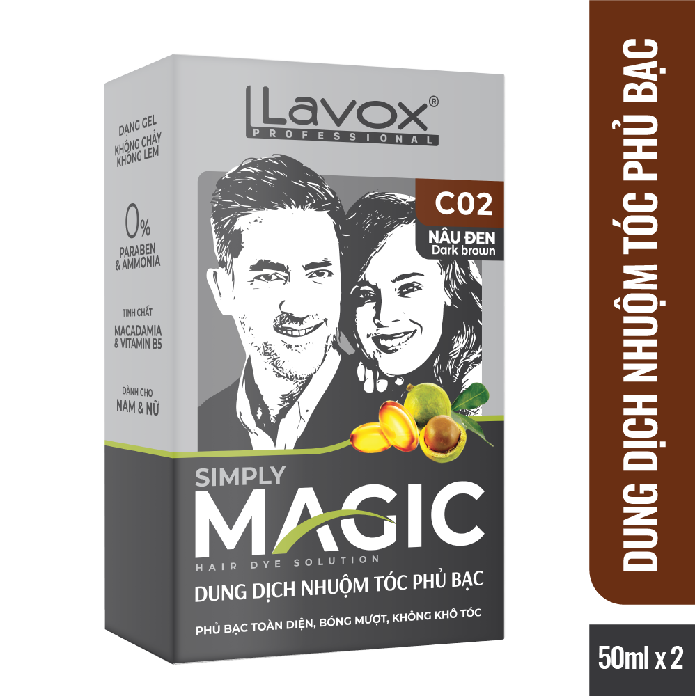 Nhuộm Tóc Phủ Bạc Magic Lavox