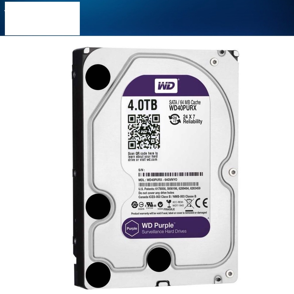 Ổ cứng máy tính 500g/1t/2t/3t/4t/6t wd purple chuyên camera cổng sata hdd máy tính bàn hàng chuẩn mẫu mới bán chạy