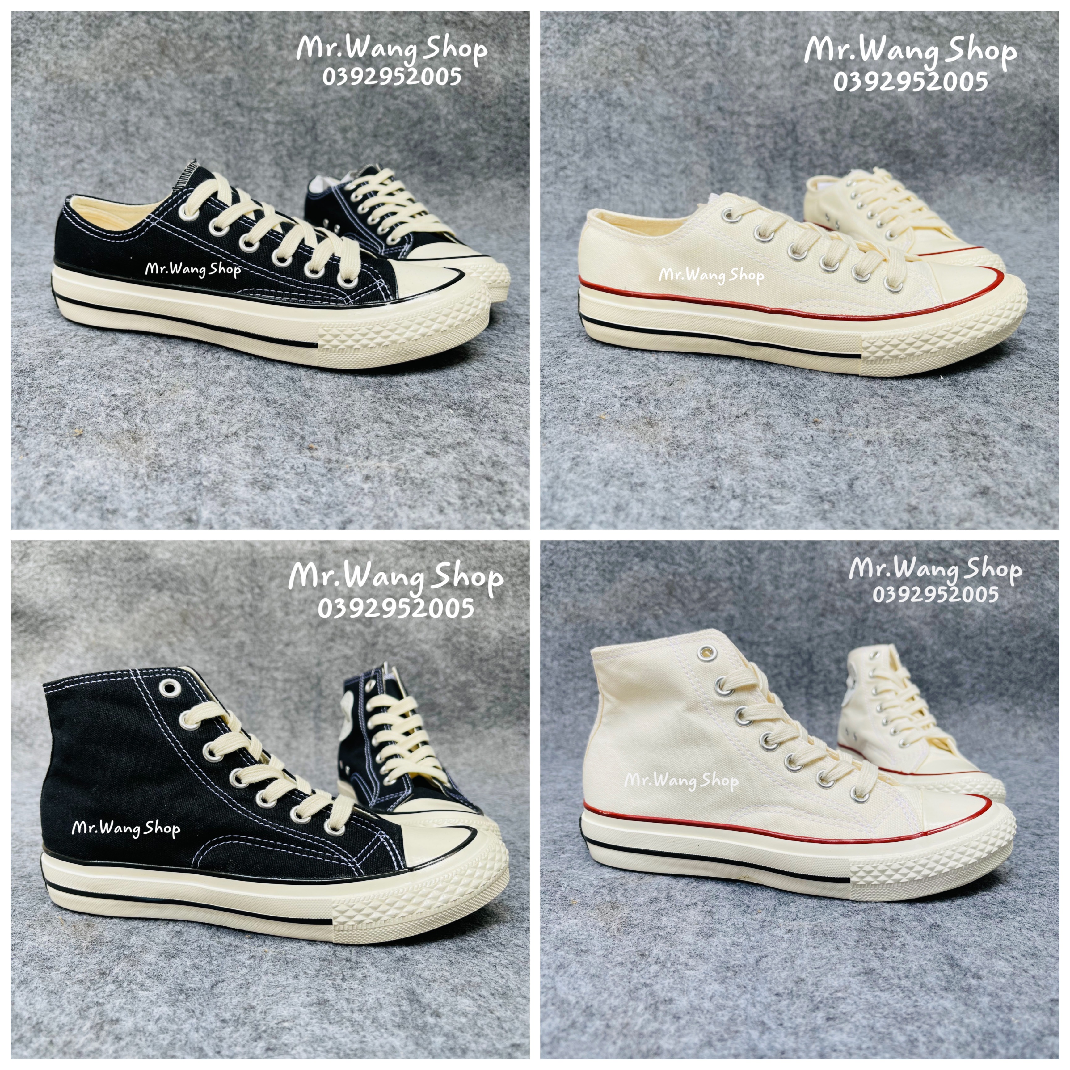 Giày thể thao Converse 1970s đen trắng cao cổ thấp cổ 11 mũi bóng