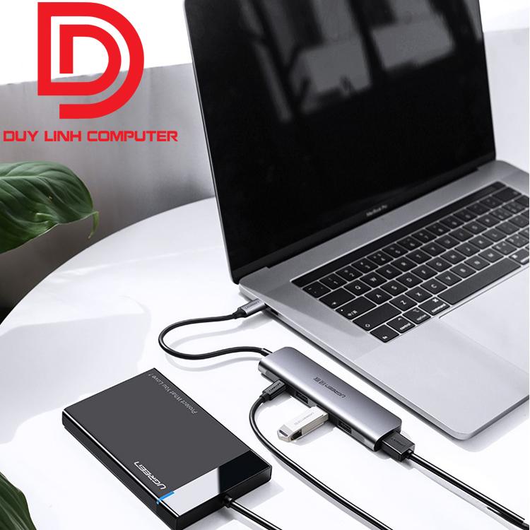 Hub USB Type C đa năng Ugreen 50979 chính hãng
