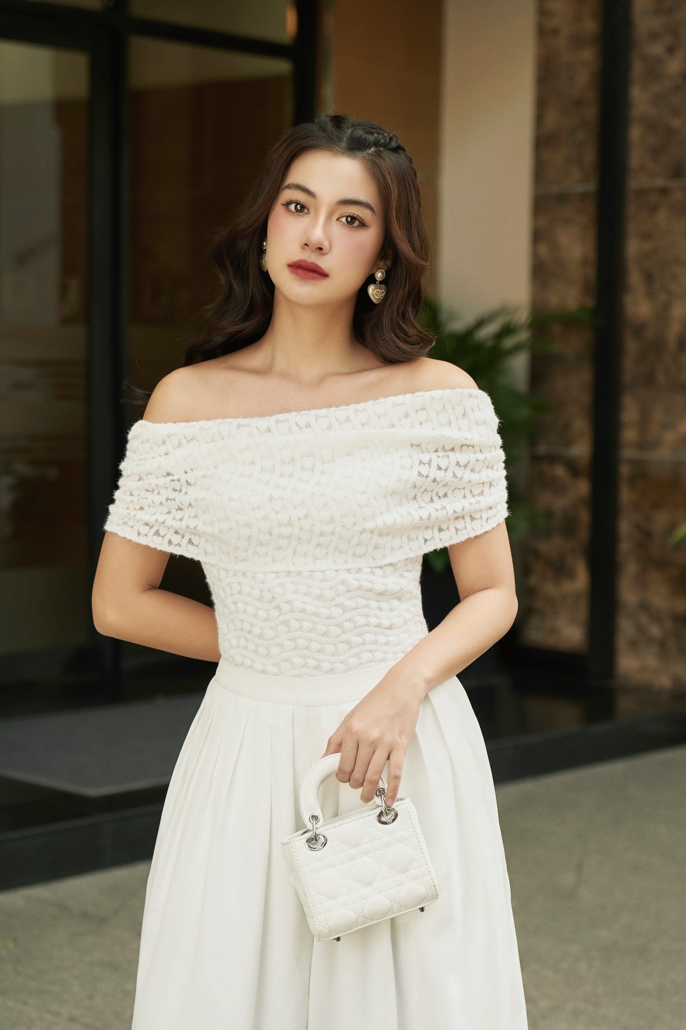 Voucher siêu sale 15% OLV - Áo Savana Off Shoulder Top
