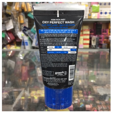Sữa rửa mặt Oxy Perfect Wash tuýp 50g