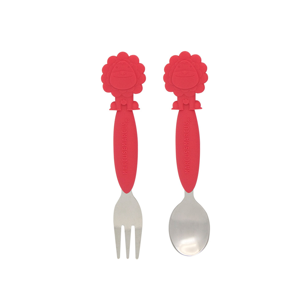 Bộ thìa nĩa ăn dặm cho bé Marcus & Marcus, từ 3 tuổi - Marcus
