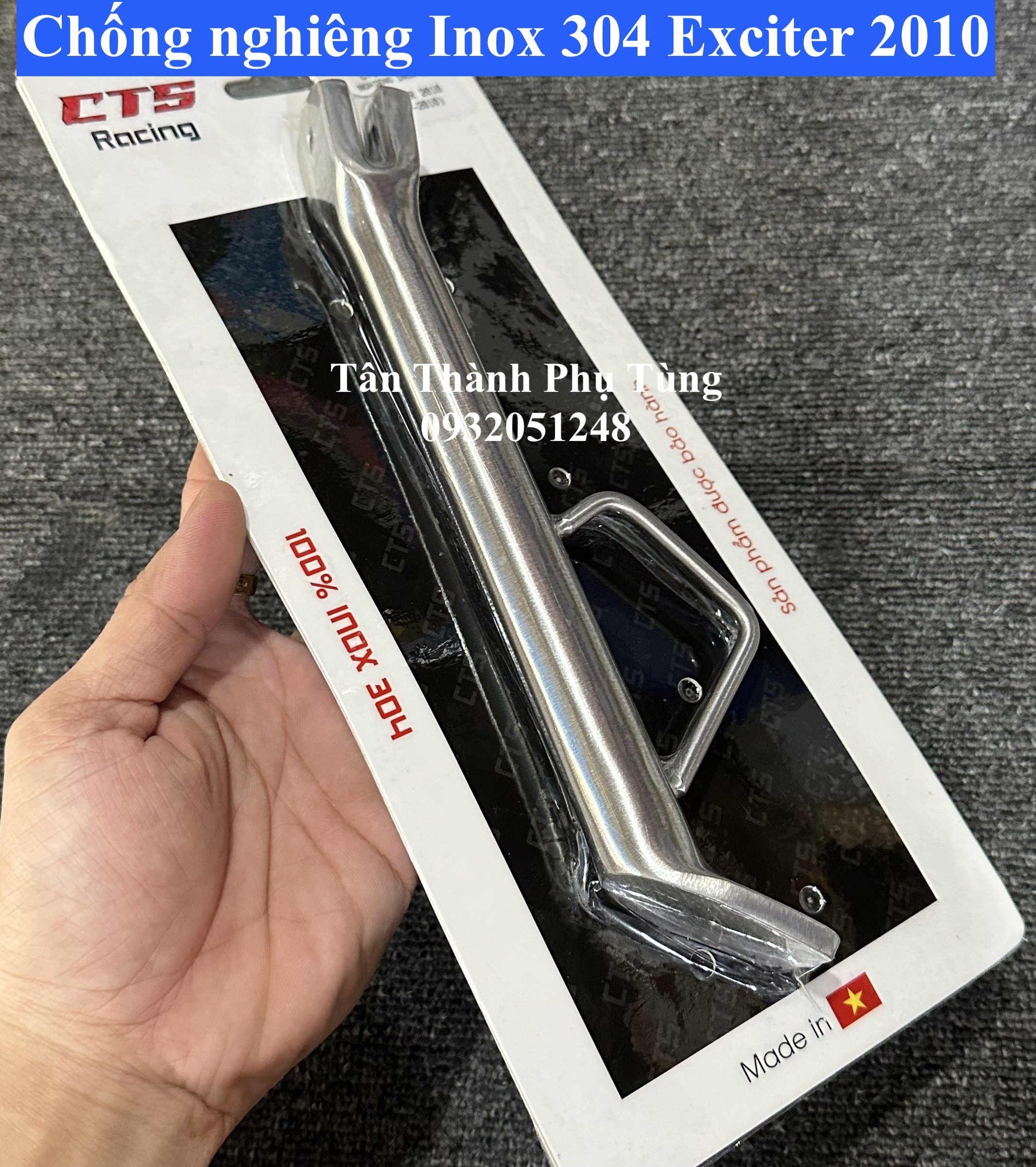 Chống nghiêng Exciter 2010 Inox 304 CTS