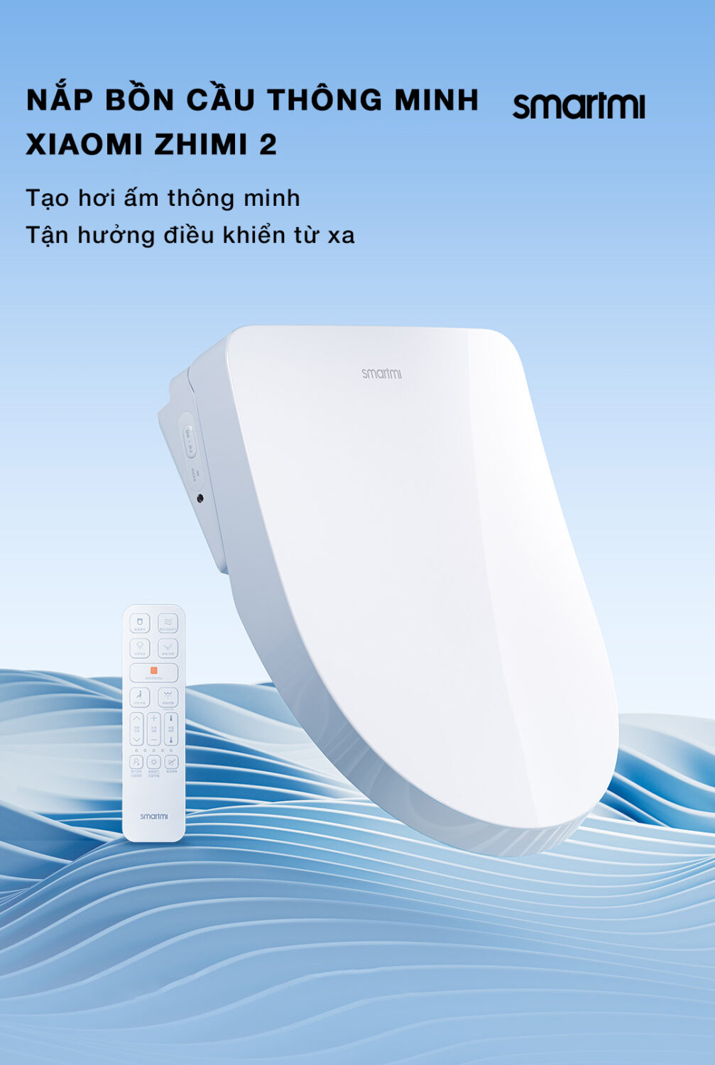 Nắp bồn cầu thông minh zhimi zmntg01zm | zmntg02zm