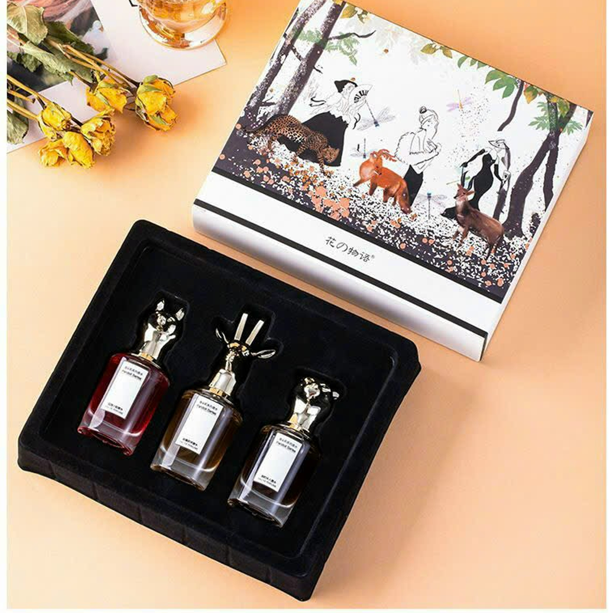 Set 3 chai nước hoa đầu thú