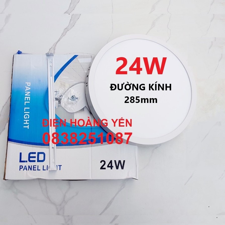 Đèn led ốp trần 24W 18W 12W LED gắn nổi dễ lắp đặt