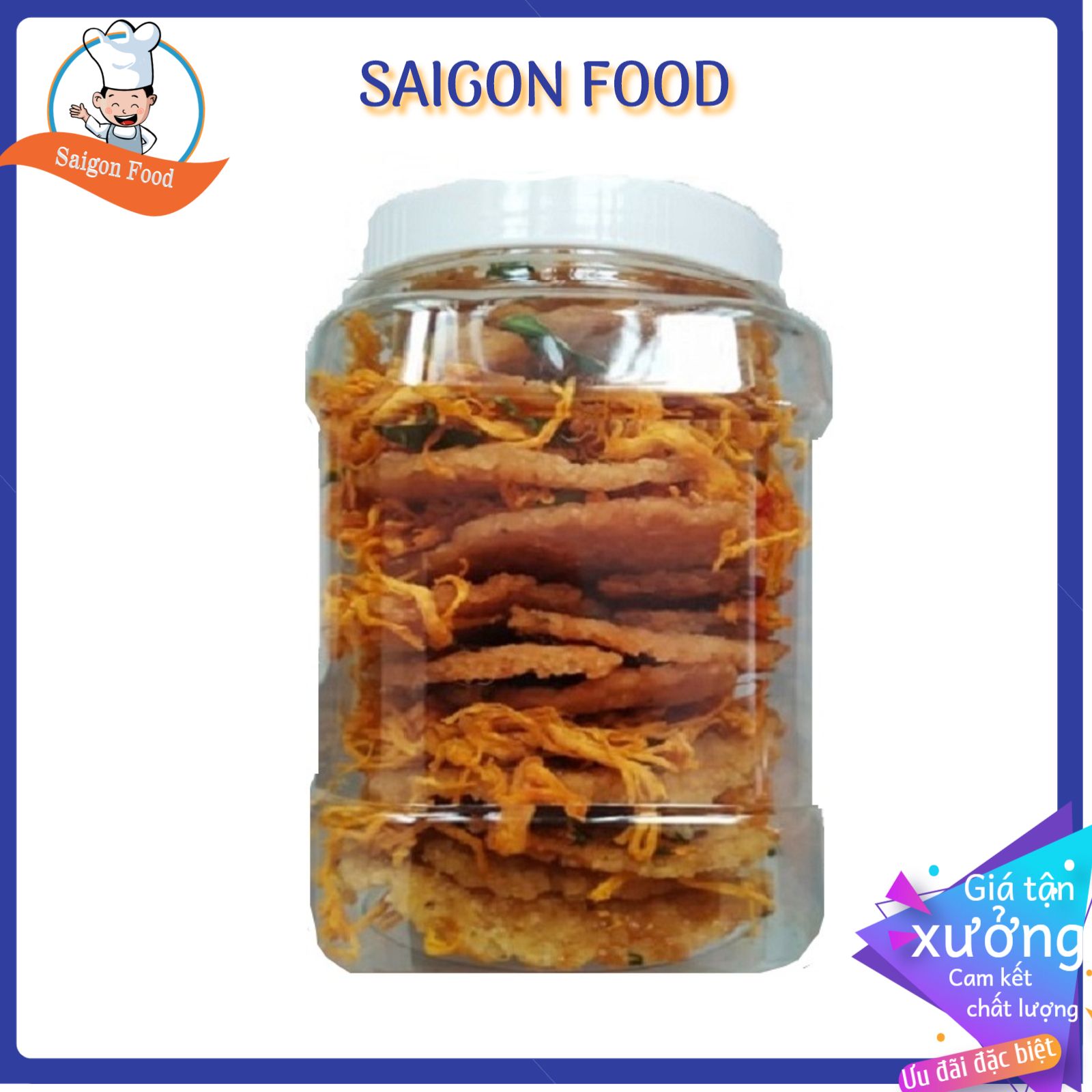 [HCM]1KG CƠM CHÁY LẮC KHÔ GÀ - Saigon Food