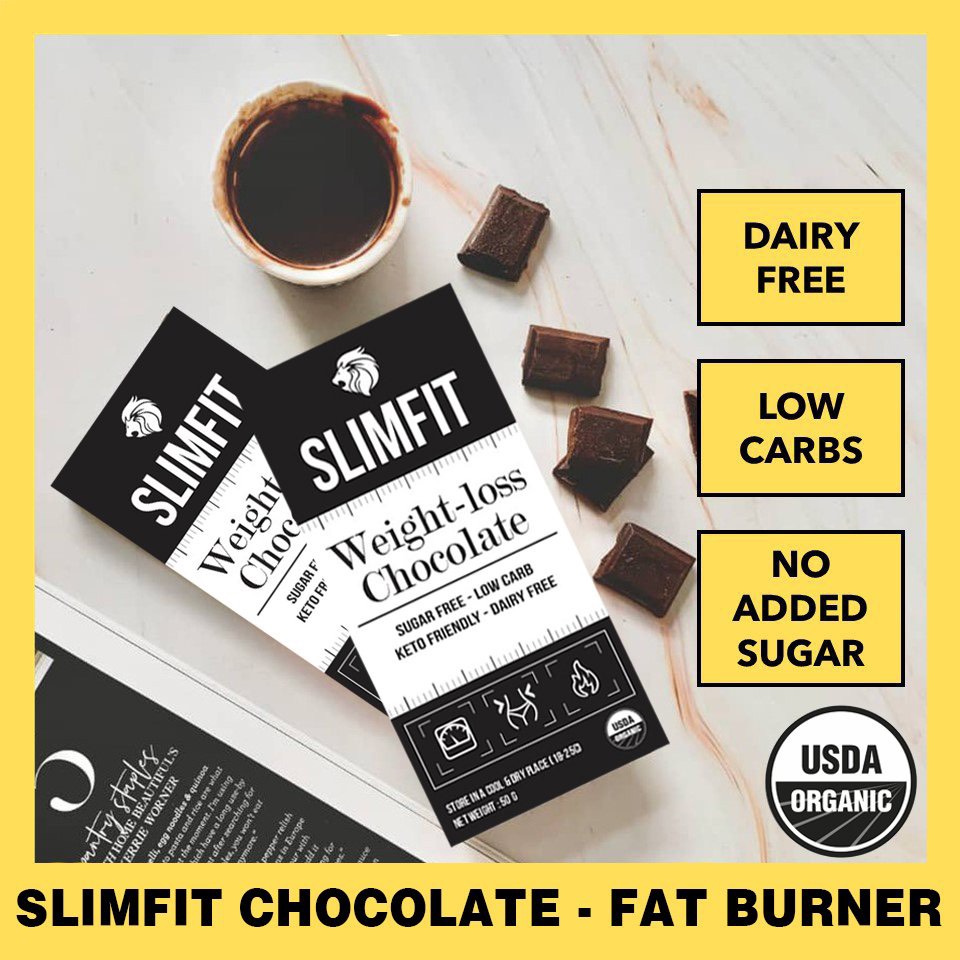 KẸO SOCOLA GIẢM CÂN SLIMFIT 50GRAM -15 SERVING