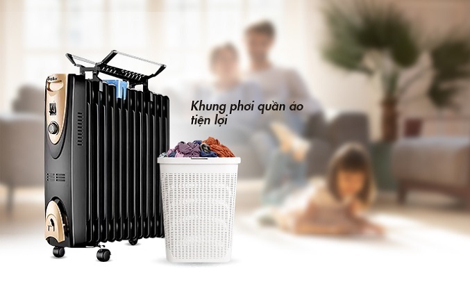 Máy sưởi dầu 13 thanh Saiko CDN-RY2000-13AT (Giá áp dụng giao tại HN, HCM& các tỉnh liên hệ shop)