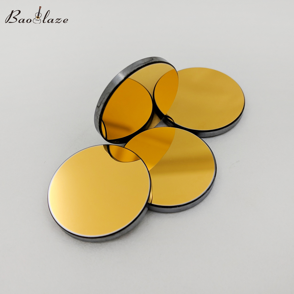 Baoblaze Gold Coated Si Reflection Mirror for CO2 Laser Engraving Cutter