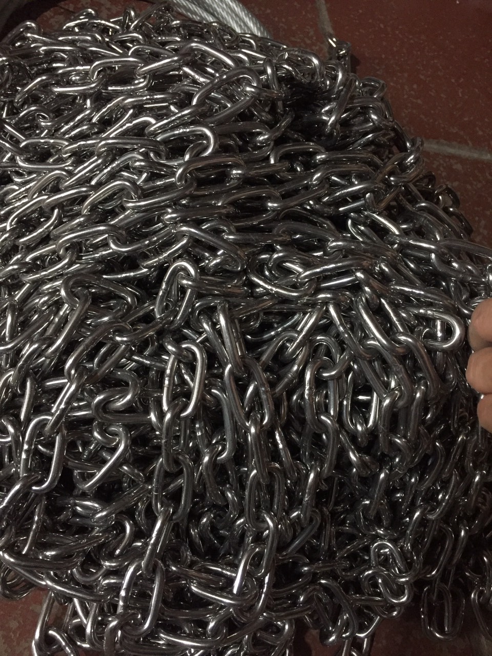 10m Xích inox phi 3mm. xích đu inox. xích phi 3