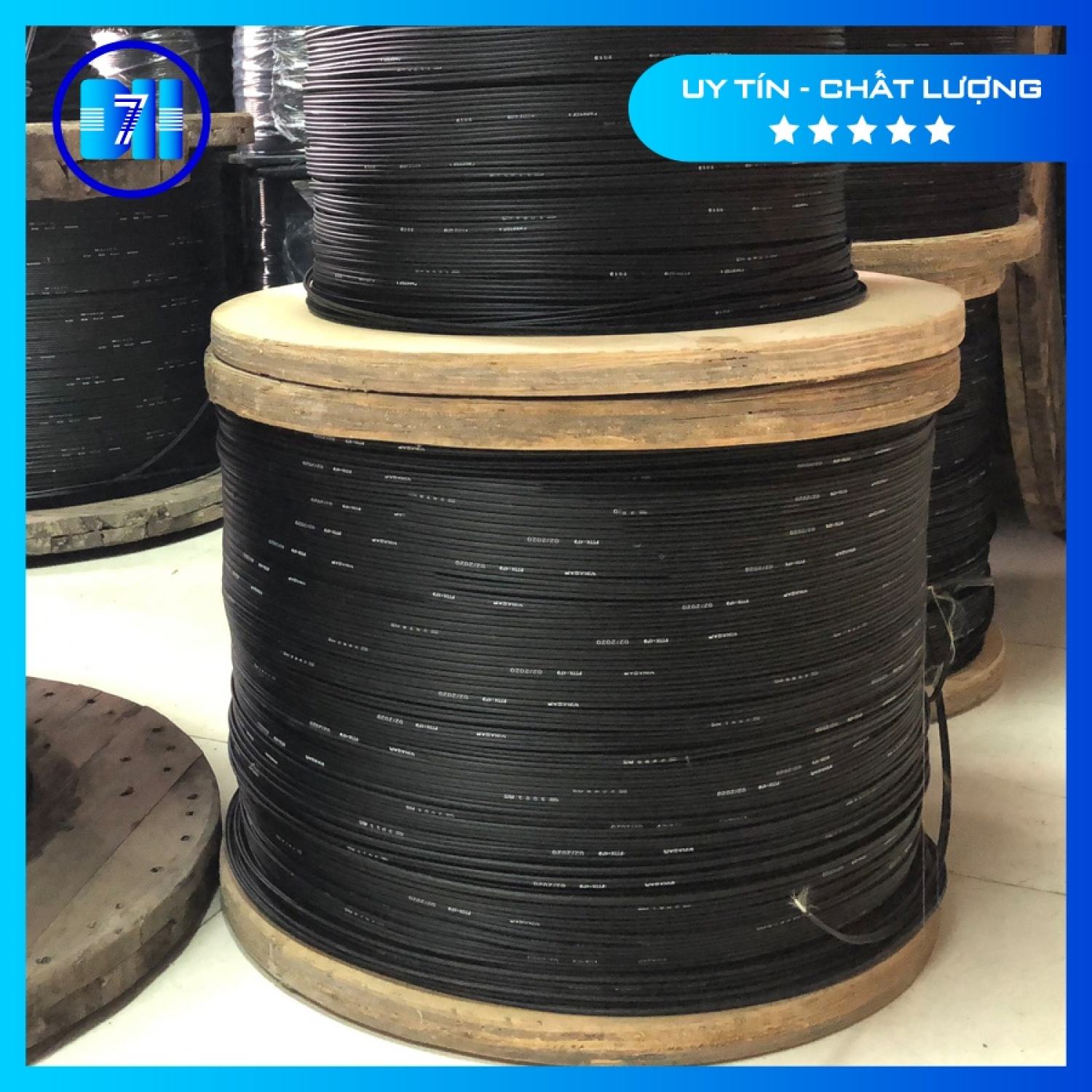 Cáp quang 2 fo bọc chặt 100m-500m