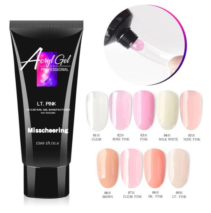 Gel gum đắp nối móng (poly gel) 15ml