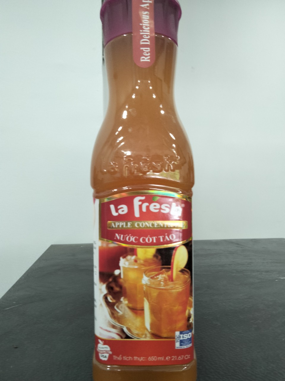 NƯỚC CỐT TÁO LA FRESH 650ML (12/T)- DÙNG PHA CHẾ TRÀ TRÁI CÂY (DATE MỚI)