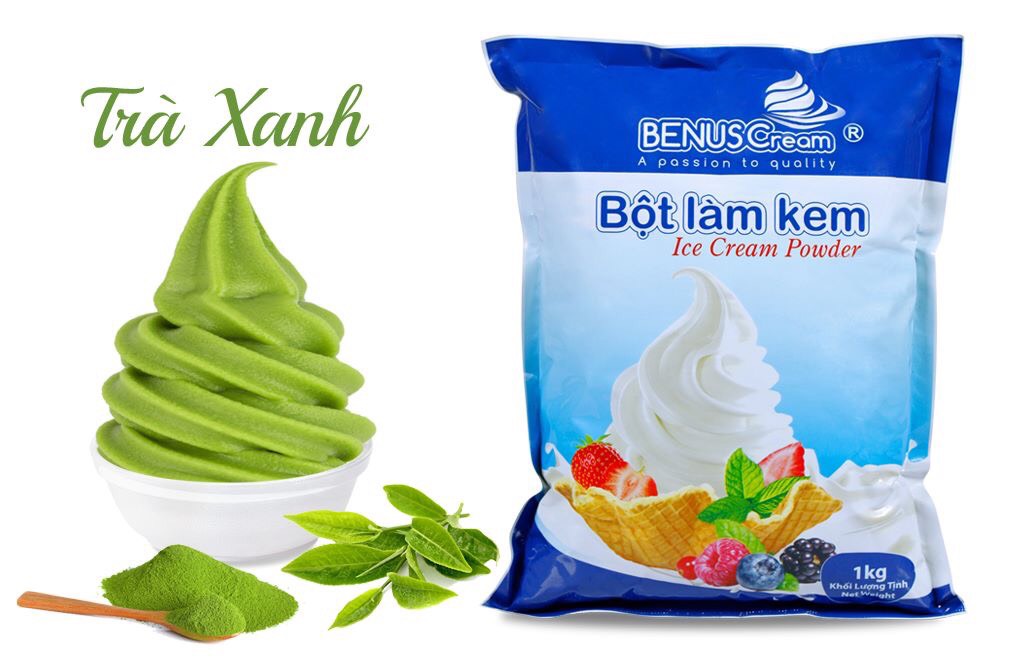 Bột Kem Tươi - Vị Trà Xanh