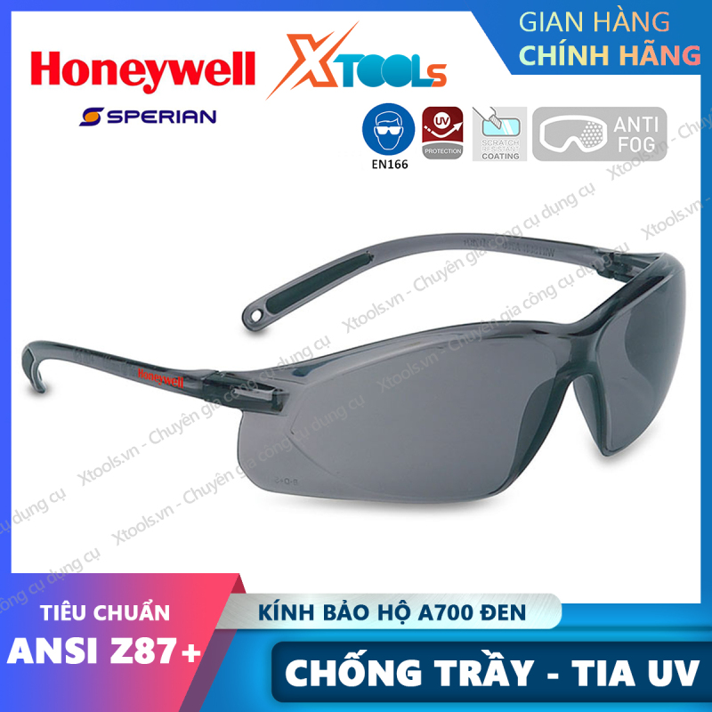 Kính bảo hộ Honeywell A700 Mắt kính chống bụi, chống tia UV, chống trầy xước, đọng sương [XTOOLs][XSAFE]