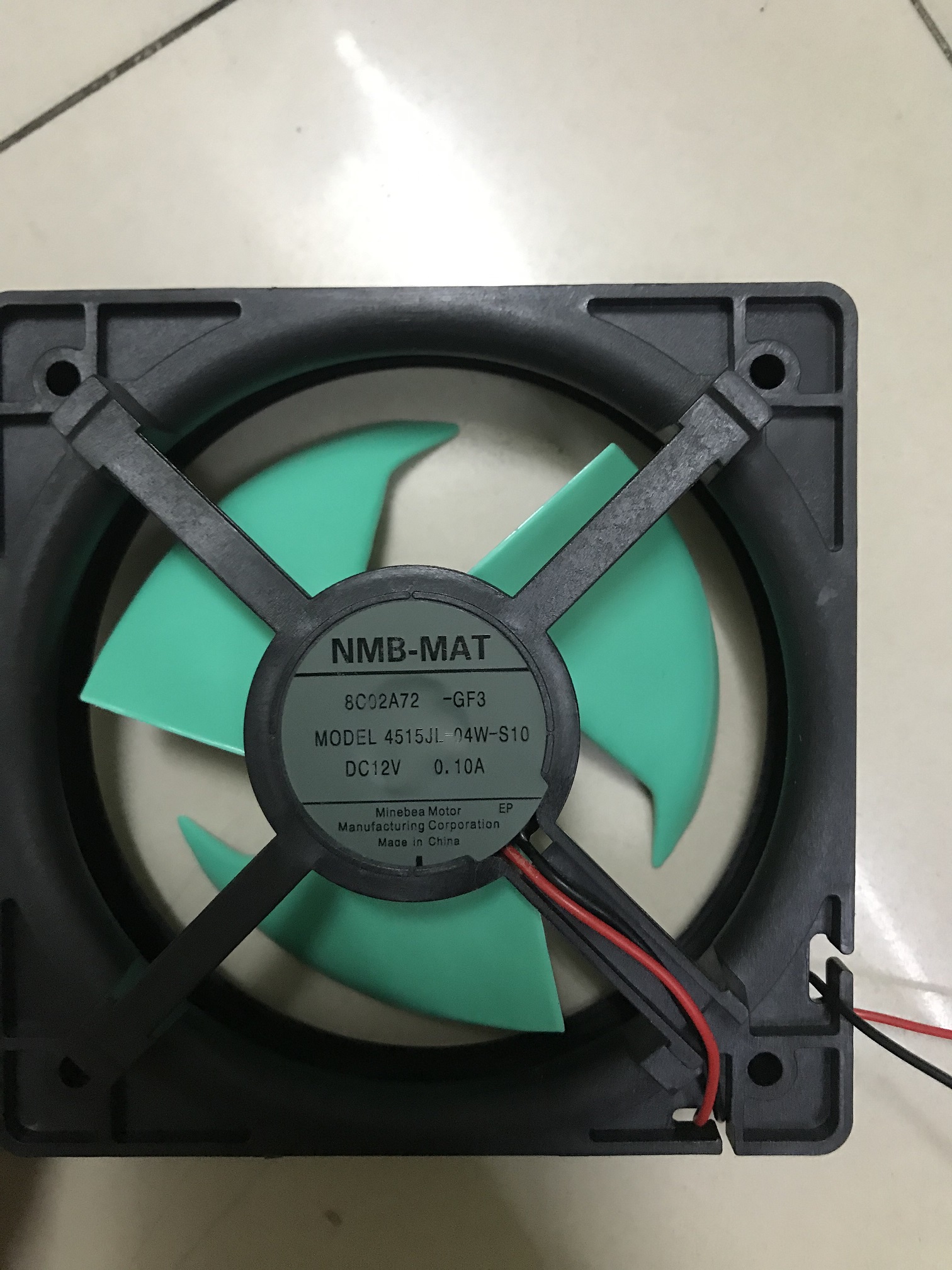 [HCM]quạt tủ lạnh panasonic 2 dây 12v 11cmx11cm