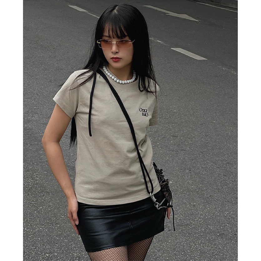 Áo Baby Tee Basic BLACK/WHITE/GREY Mẫu Mới 2023 𝑩𝒚𝒄𝒂𝒎𝒄𝒂𝒎