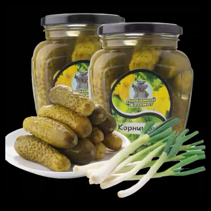 Russian salt cucumber/500g (sent at random)