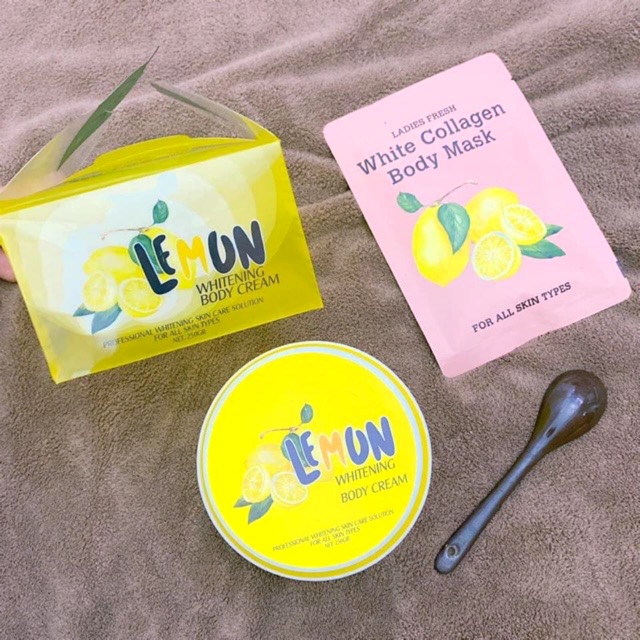 combo ủ trăng chanh và body lemom