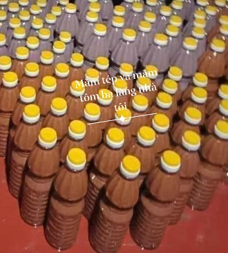 Đặc sản Mắm Tôm Ba Làng 1 lít
