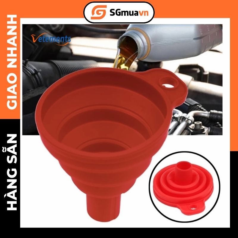 Phễu silicon lọc gấp gọn